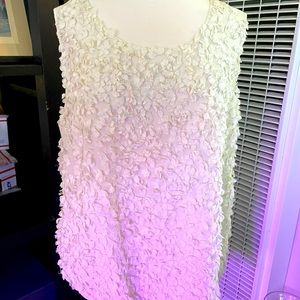 Talbots flower petal blouse sz 18WP